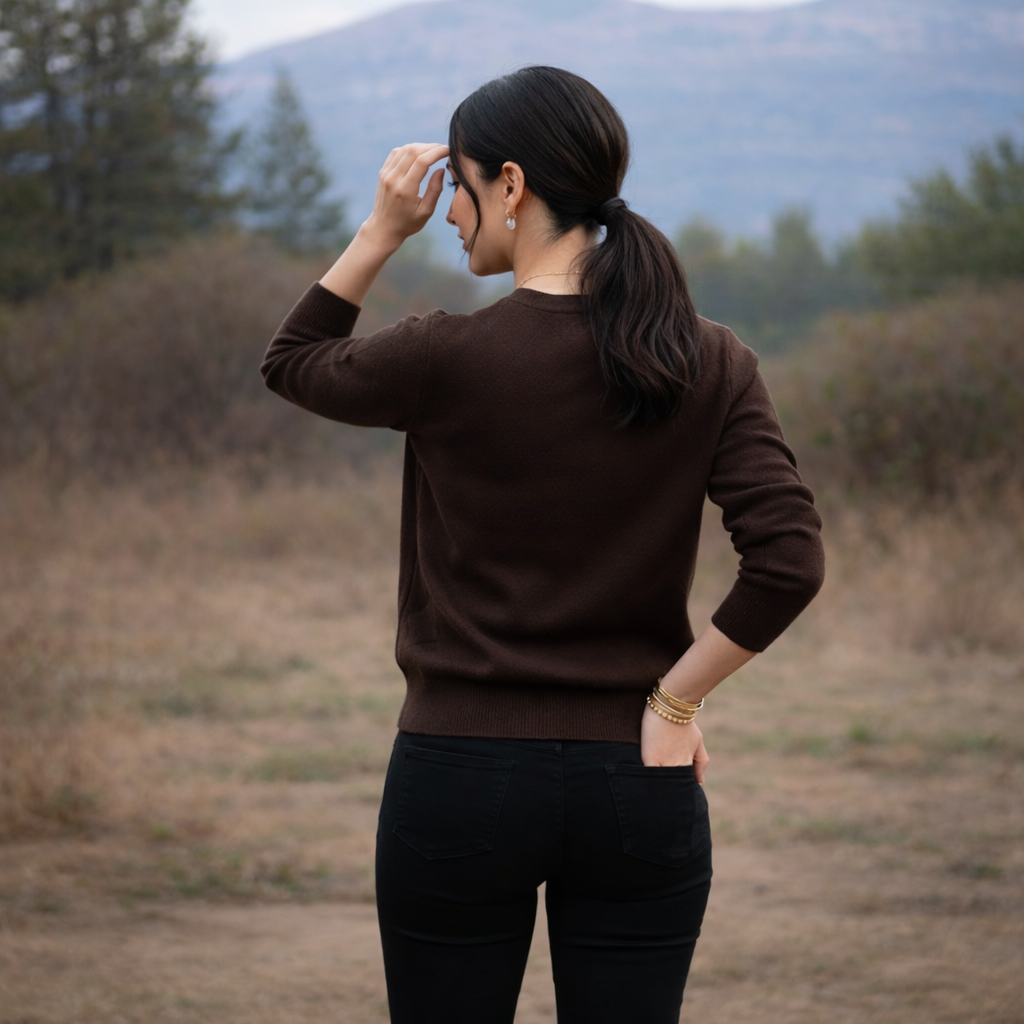 Elara Premium Cashmere Cardigan