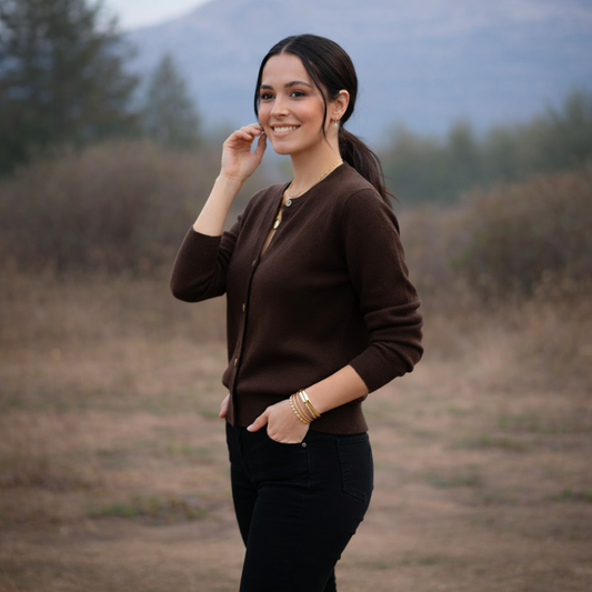 Elara Premium Cashmere Cardigan